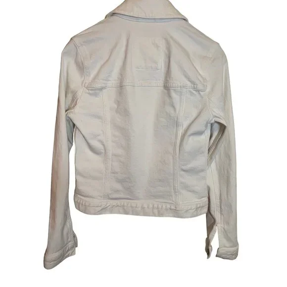 Abercrombie & Fitch White Denim Jacket - Picture 8 of 8